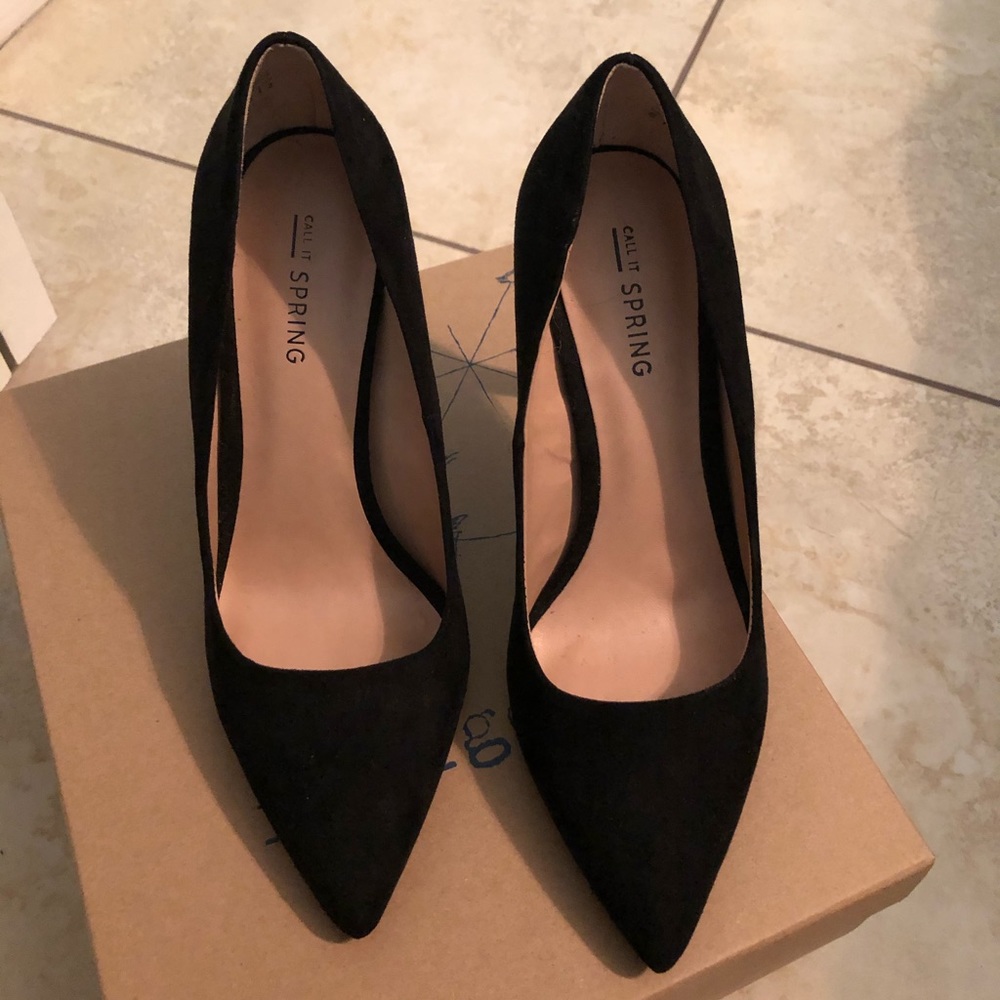Black heels